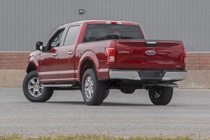 Ford F-150 Suspension Lift Kit - Front - Rough Country - N3 Leveling Struts | 2 Inch | Loaded Strut - Silver - '14-'23 Ford F-150 Suspension Lift Kit - Front - Rough Country - N3 Leveling Struts | 2 Inch | Loaded Strut - Silver - '14-'23